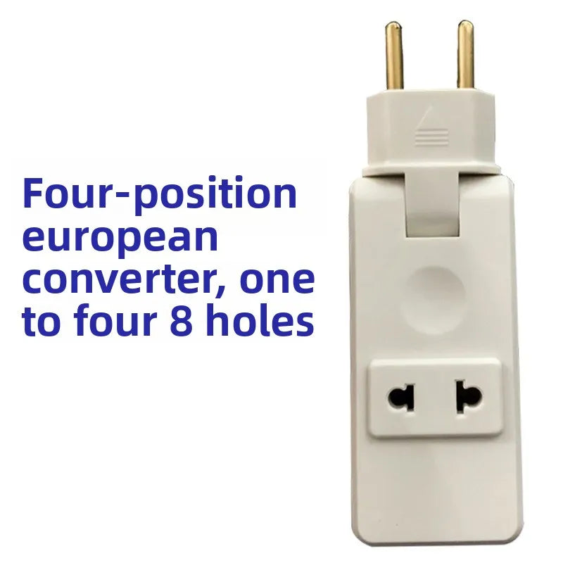 New Rotates Electrical Outlet Extender Adjustable Length White Power Outlets Extender Power Socket Expander for NightStand